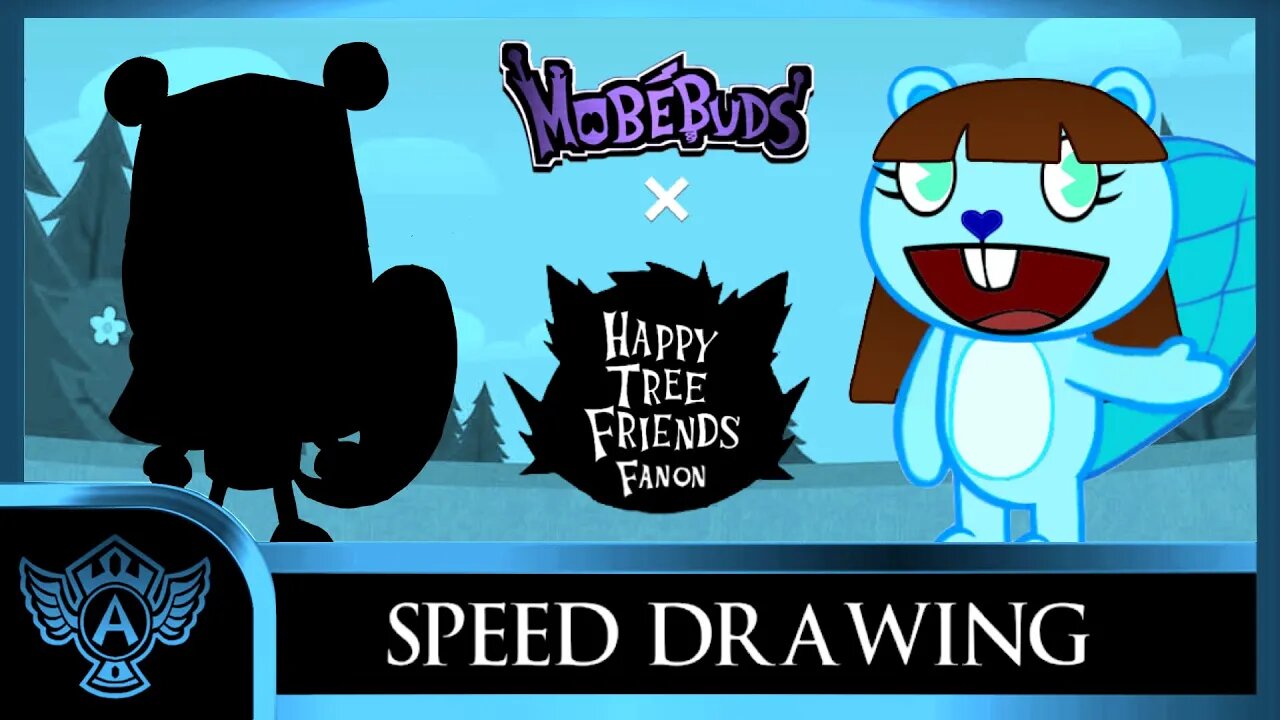 Speed Drawing: Happy Tree Friends Fanon - Zoya | Mobebuds Style