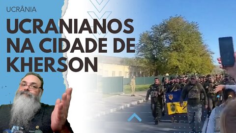 EXÉRCITO UCRANIANO entra na CIDADE de KHERSON coroando VITÓRIA UCRANIANA na MARGEM DIREITA do DNIPRO