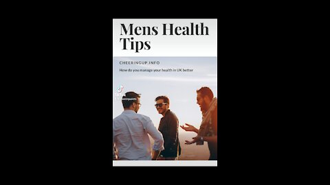 Mens Health Tips CheeringupInfo