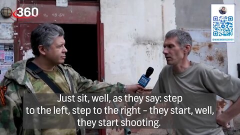 Severodonetsk resident says he and others were held hostage by Ukrainian forces at the Azot plant