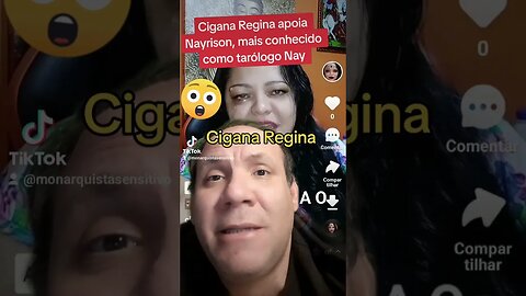 cigana Regina apoia tarólogo Nay numa batalha judicial