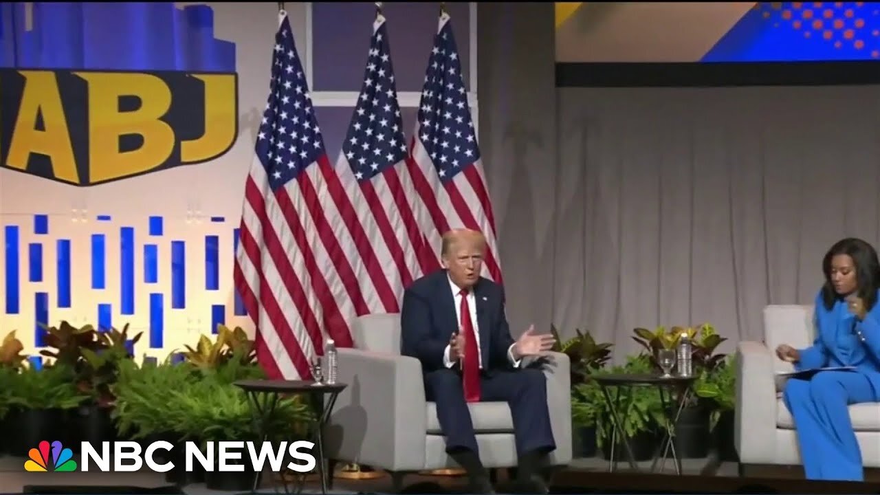 Trump questions Harris' Black identity in interview| CN