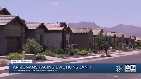 Arizonans facing evictions on January 1st