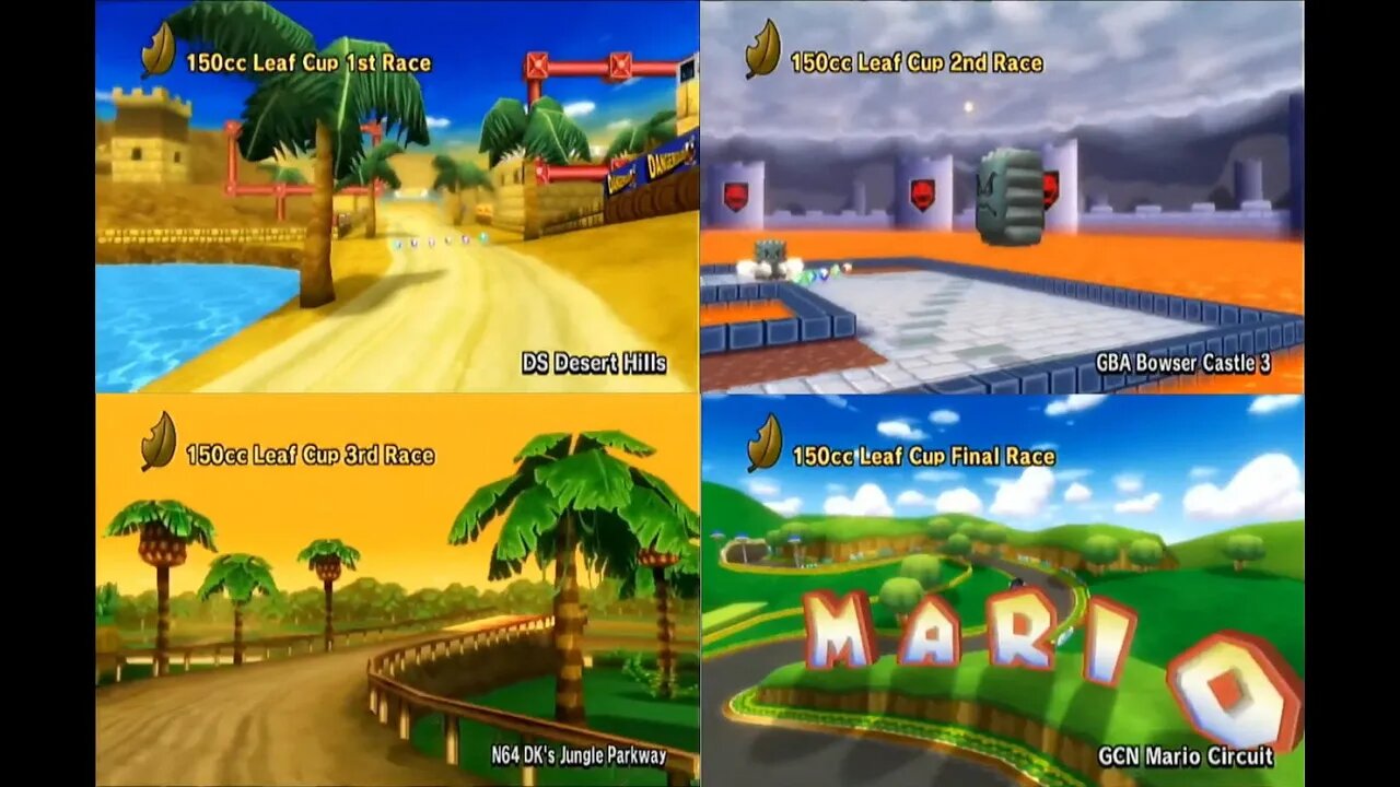 Mario Kart Wii Leaf Cup