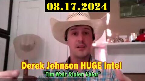 Derek Johnson HUGE Intel- Military Expert Roundtable On Trump White Hat Comms, Tim Walz Stolen Valor