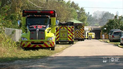 No injuries reported after firefighters extinguish nearly 10-acre brush fire in Hillsborough County