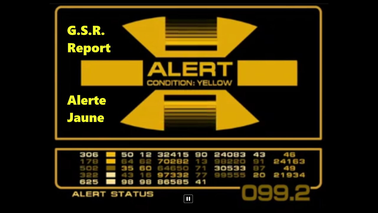 G.S.R. Report Alerte Jaune du Texas