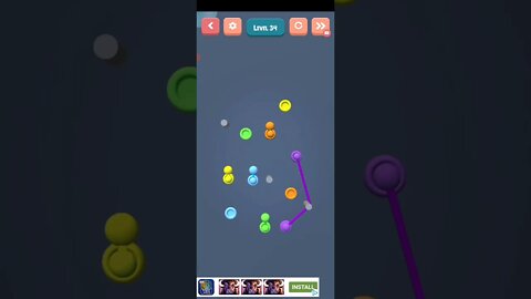 Color Rope Puzzle - Level 034