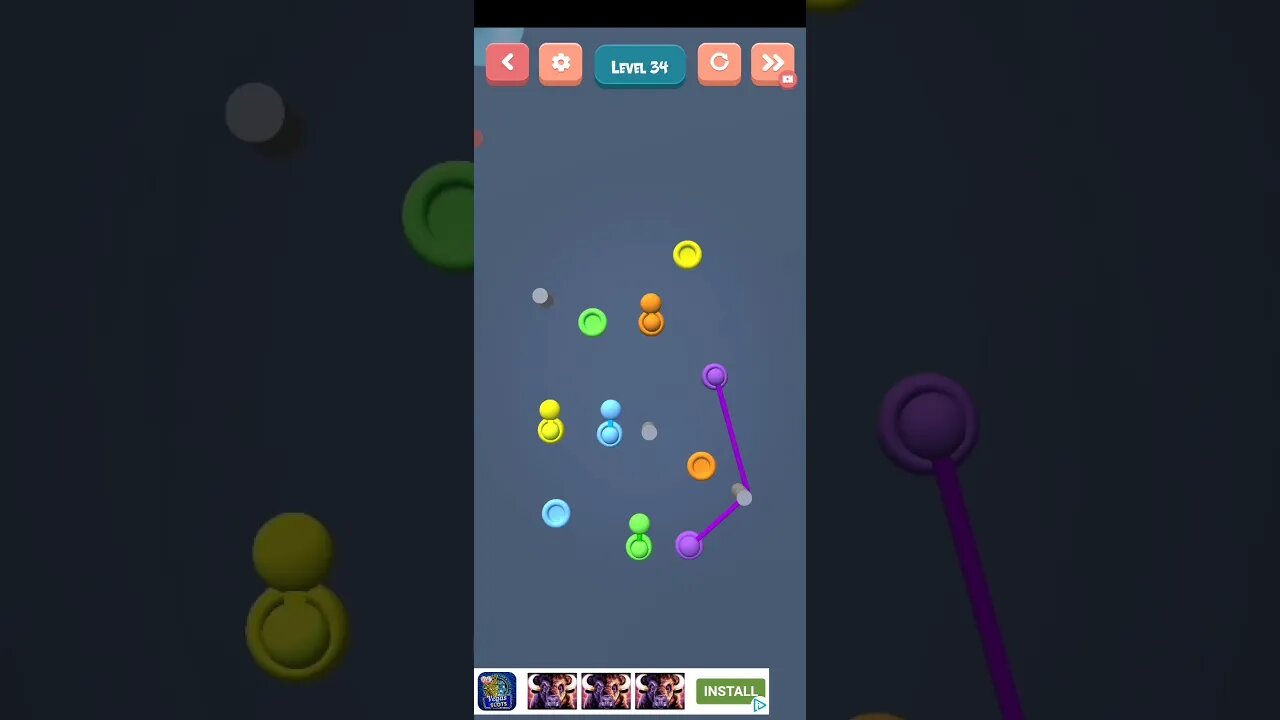Color Rope Puzzle - Level 034
