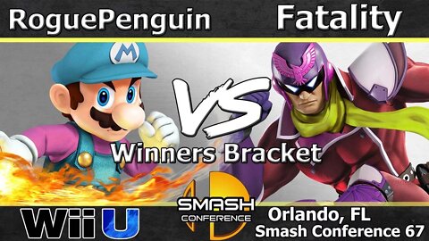 RoguePenguin (Mario) vs. Fatality (C. Falcon) - Wii U Winners Bracket - SC:67