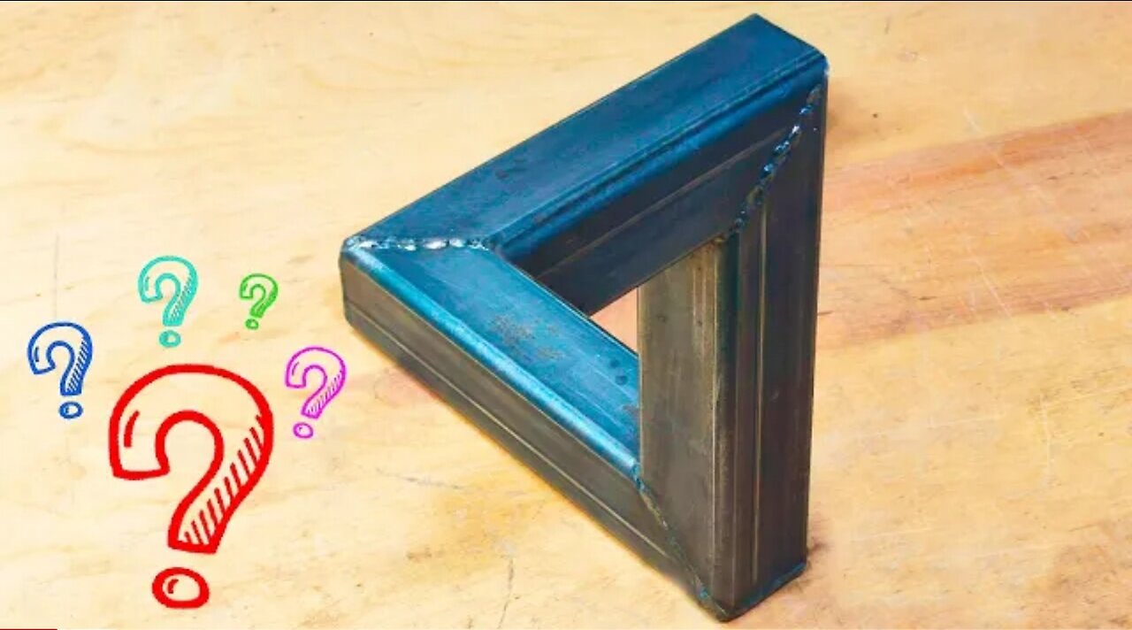 How to weld an impossible triangle (Tribar)? / Is it possible?