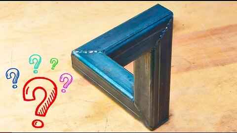 How to weld an impossible triangle (Tribar)? / Is it possible?