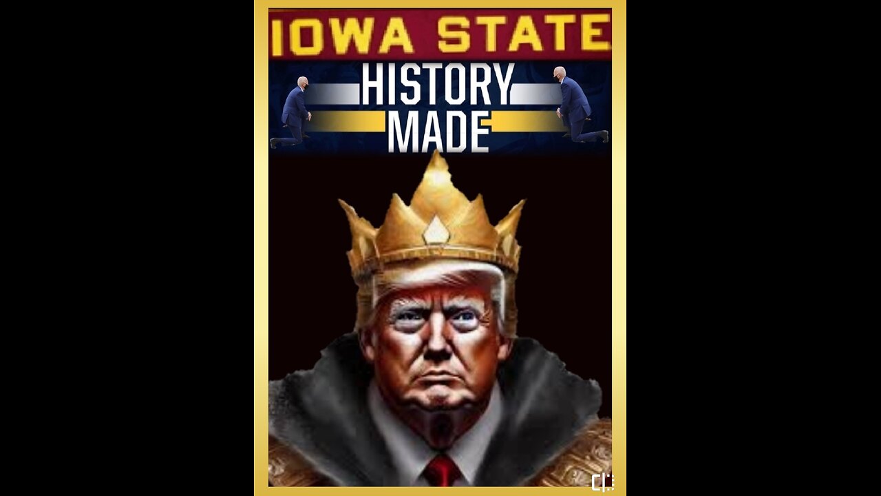 "TRUMP MAKES AMERICAN HISTORY IN IOWA"