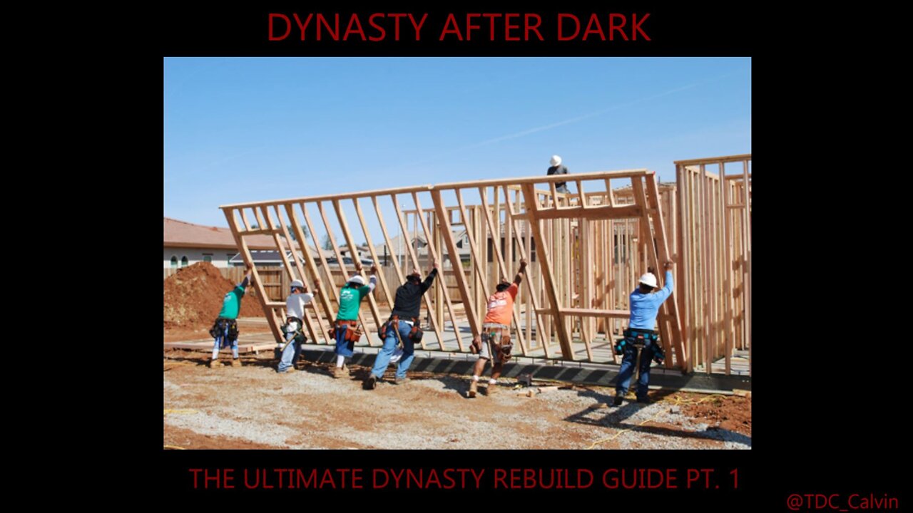 The Ultimate Dynasty Fantasy Football Rebuild Guide Pt. 1