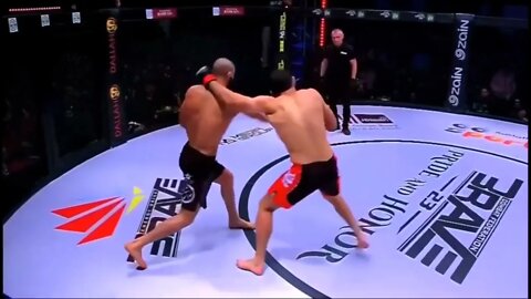 Khamzat Chimaev knocks out Ikram Aliskerov with devastating uppercut.