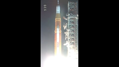 NASA launching its rocket into Space