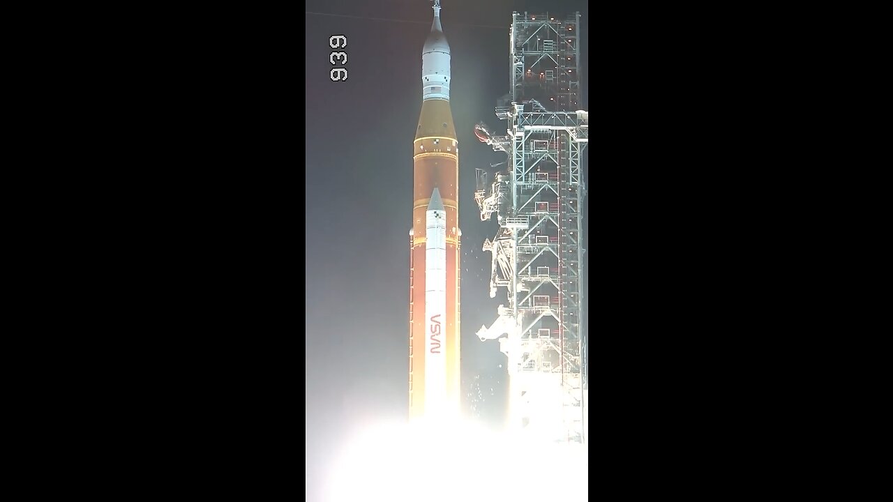 NASA launching its rocket into Space