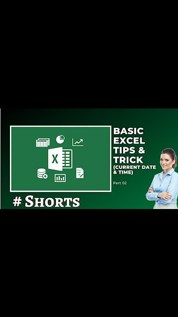 Basic Excel Tips & Tricks (Current Date and Time) #Shorts #Excel