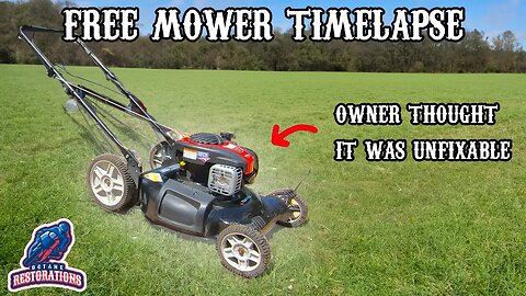 FREE Push Mower Full Repair/Rebuild/Restoration Timelapse