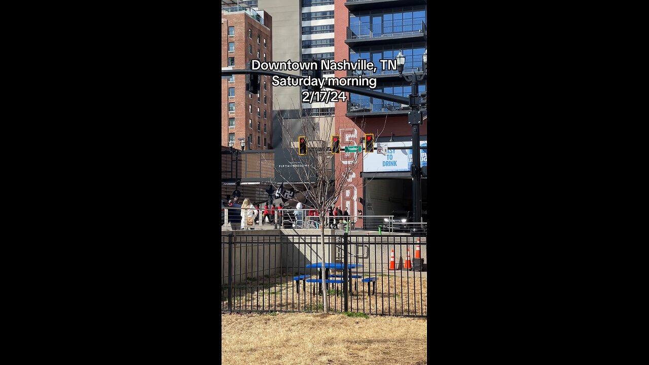 The Neo-nazi group "Blood Tribe" seen marching in Nashville, Tennessee