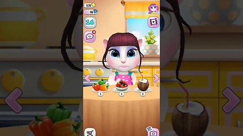 😂😁 Angela Is Too Hungry #484 | My Talking Angela 2 | #shorts #funwithangela 🤣😂