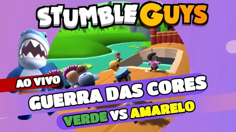 #stumbleguys GUERRA DAS CORES VERDE X AMARELO