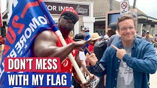 MAGA HULK: I DARE YOU TO MESS WITH MY FLAG