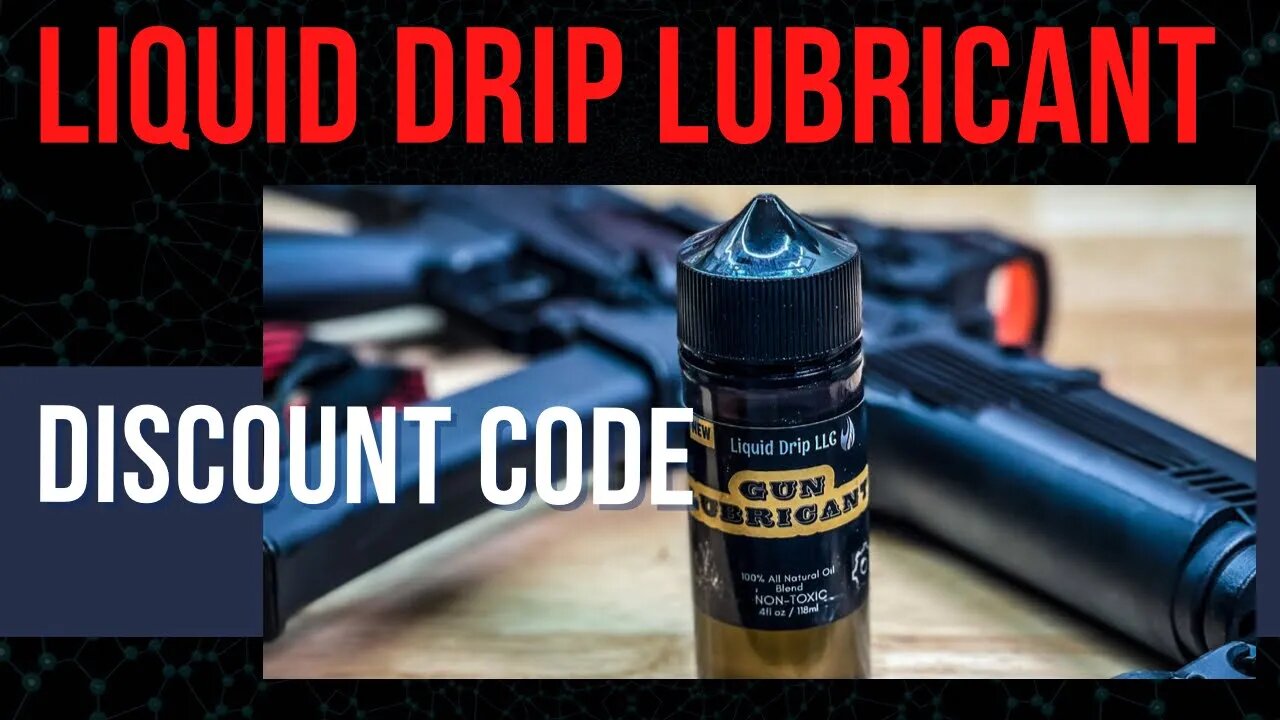 Liquid Drip Gun Lubricant Discount #gunlube #gunmaintenance #allnatural
