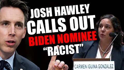 Hawley Calls Out Biden Judicial Nominee Who Thinks Police Enforcement Of Traffic Laws Is Racist