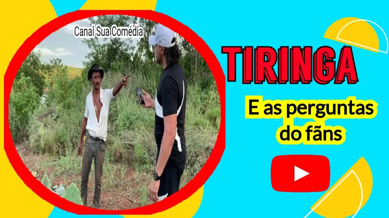 Tiringa respondendo perguntas de fãns, e ficando muito bravo