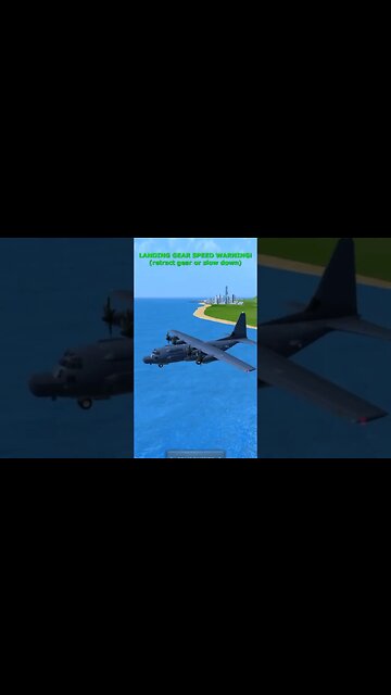 MC-130 Taking off | Turboprop Flight Simulator #shorts
