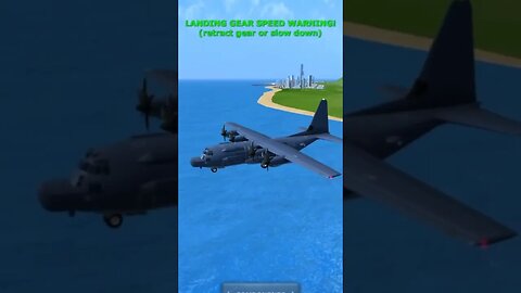 MC-130 Taking off | Turboprop Flight Simulator #shorts