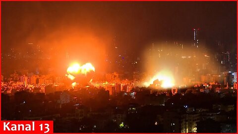 More blasts seen along Beirut skyline as Israel strikes 'Hezbollah targets'
