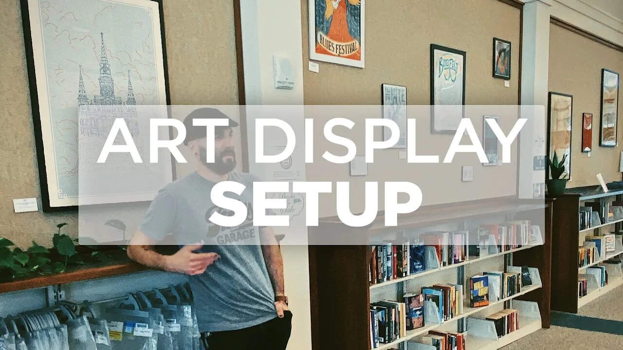 Artwork Display at the Denham Springs / Walker Library