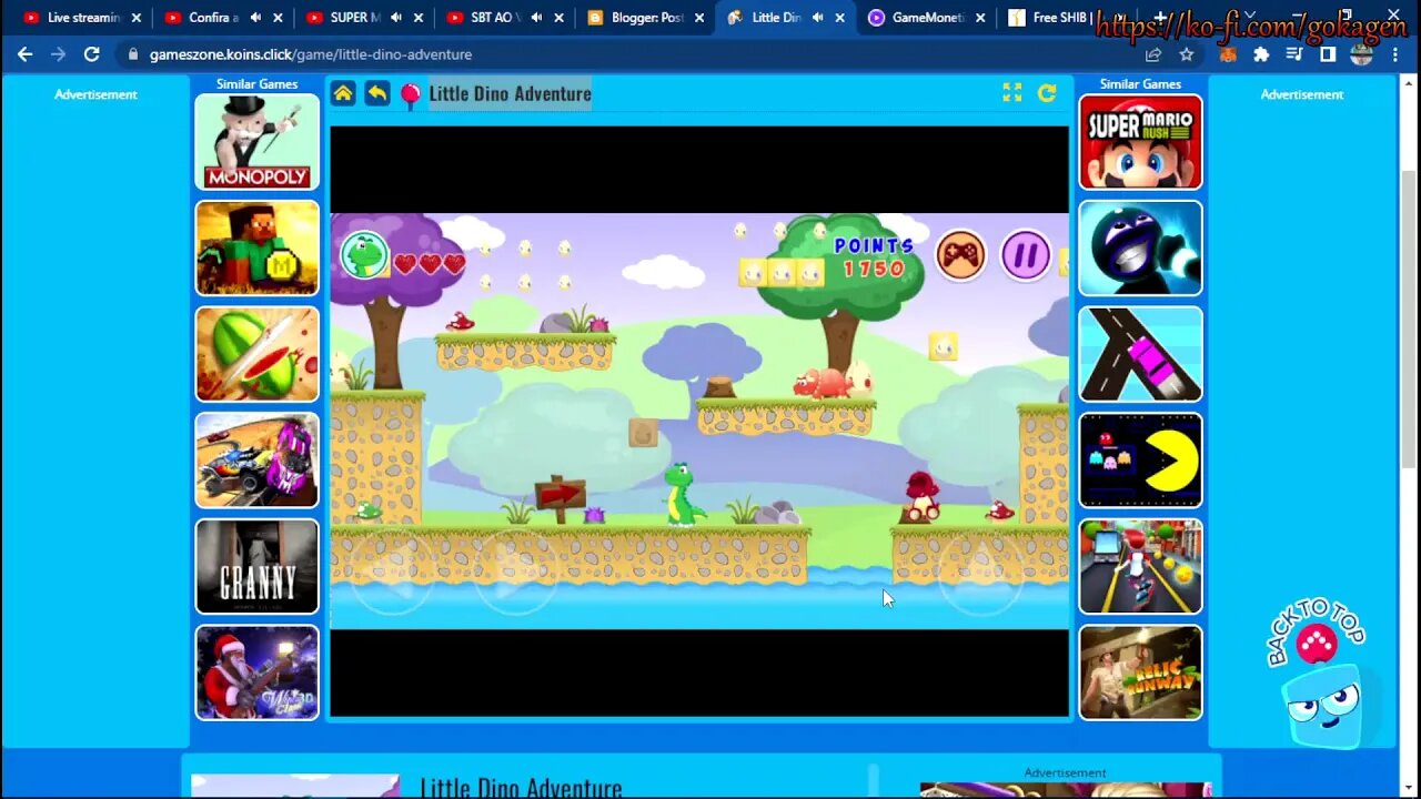 jogando Little Dino Adventure