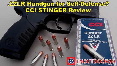 .22LR For Self-Defense? CCI STINGER Ammo Review