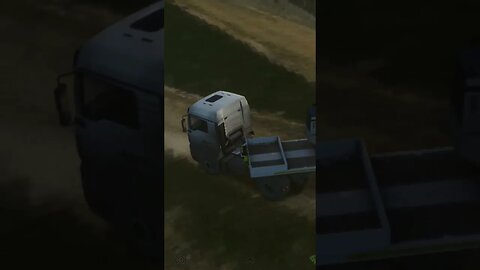 carga pesada transportando caçamba #jogosparacelular truckers of Europa #shorts
