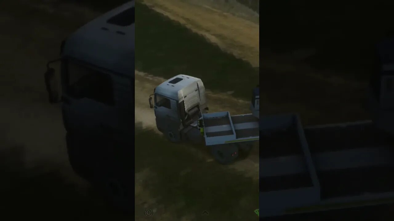 carga pesada transportando caçamba #jogosparacelular truckers of Europa #shorts