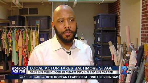 Local actor hits Baltimore stage, says childhood in Charm City helped his career