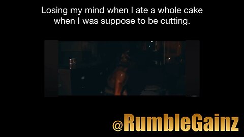 Cake Gets Me Down.