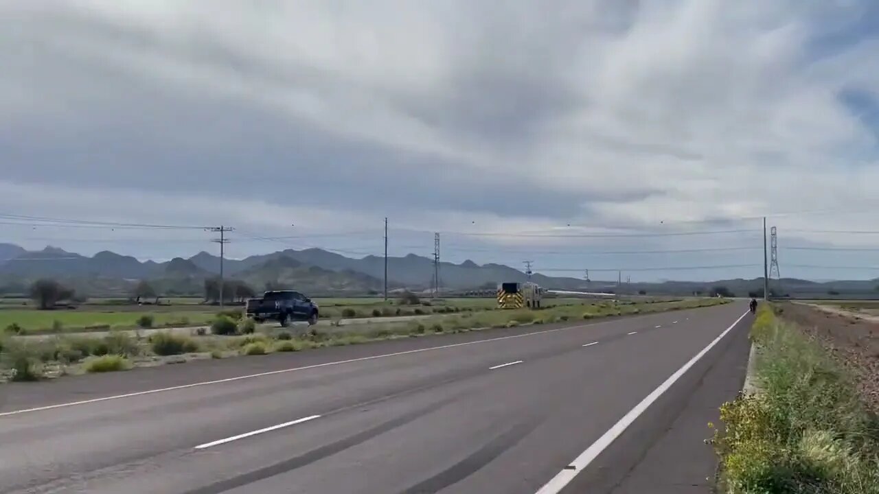 Truck rams into cyclist group in Goodyear, Arizona; reports of multiple victims.