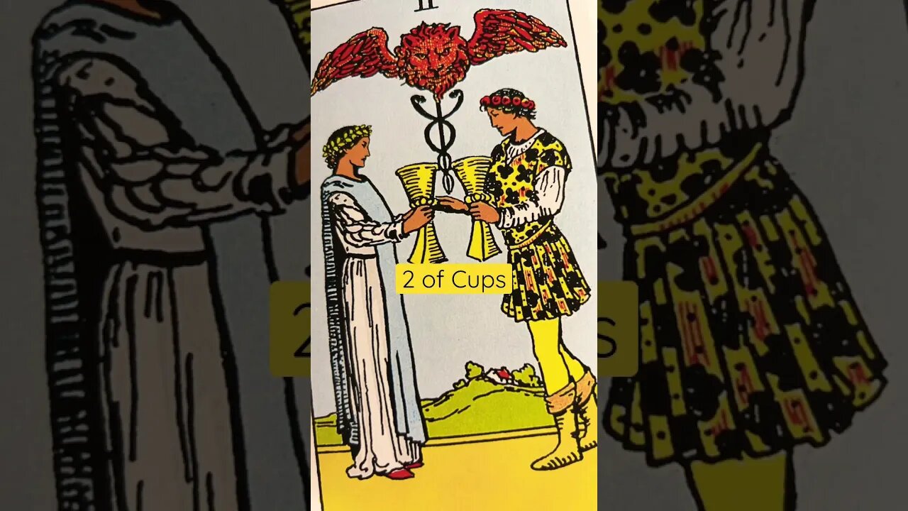 2 of Cups #shorts #learntarot