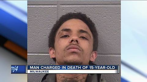 Man charged in death of 15-year-old Milwaukee boy