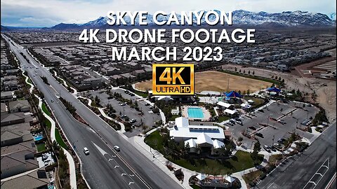 Skye Canyon 4K Drone Footage March 2023