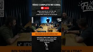 BOLSONARO NO INTELIGÊNCIA LTDA? #shorts #bolsonaro #rogeriovilela #inteligencialtda #segundoturno