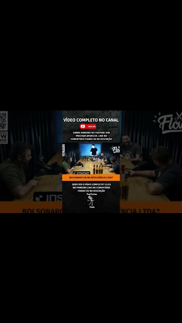 BOLSONARO NO INTELIGÊNCIA LTDA? #shorts #bolsonaro #rogeriovilela #inteligencialtda #segundoturno