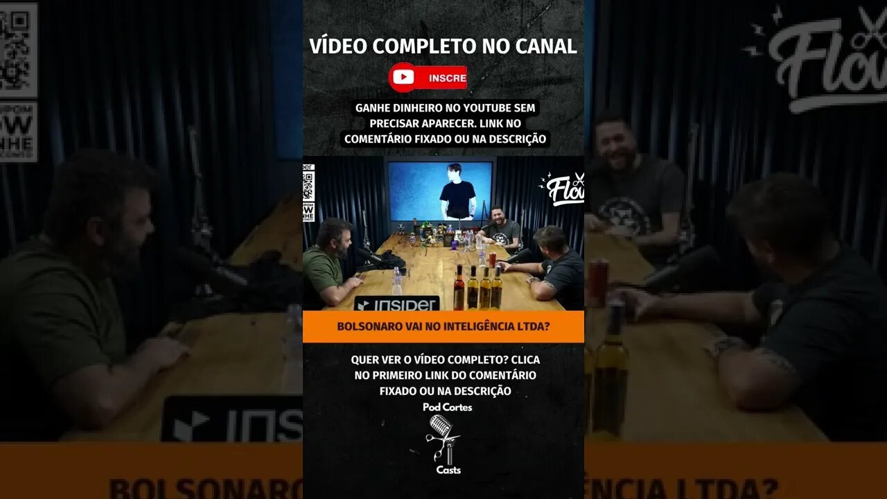 BOLSONARO NO INTELIGÊNCIA LTDA? #shorts #bolsonaro #rogeriovilela #inteligencialtda #segundoturno