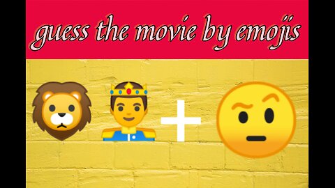 Guess the movie by emojis