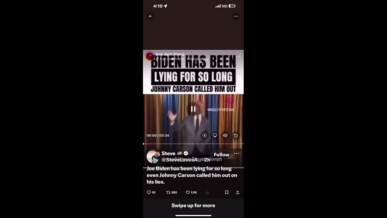 Lies as old as he himself
