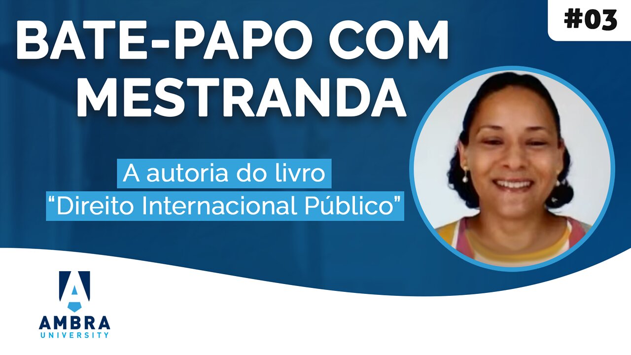 A autoria do livro “direito internacional Público” - #08 Bate-papo com Mestranda